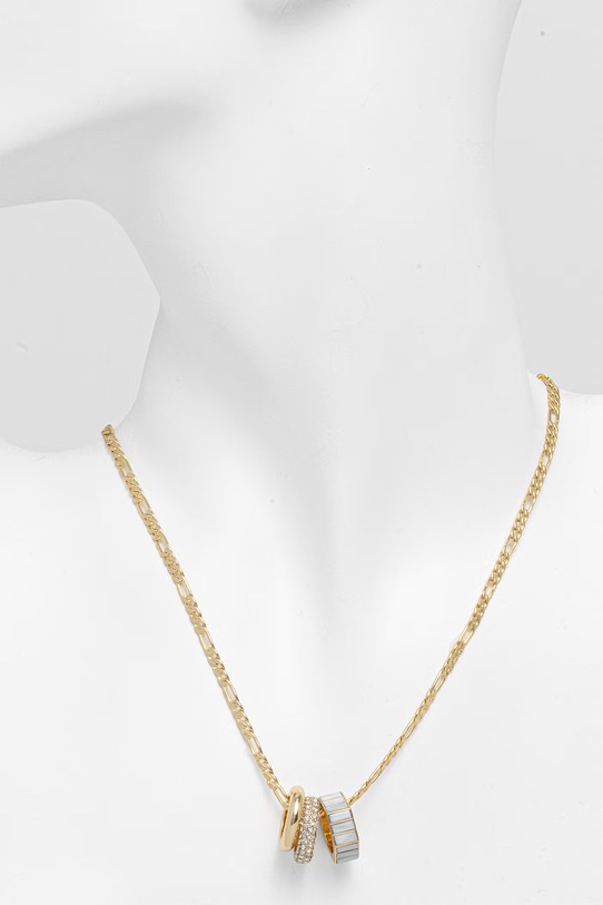 Akcesoria DKNY kolczyki damskie metalowe 04N00350 złoty