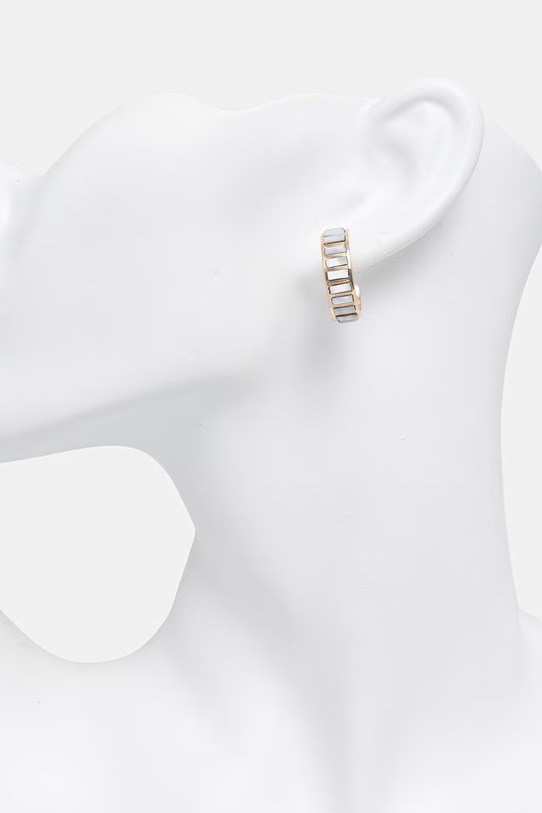 DKNY kolczyki damskie metalowe złoty 04G00920