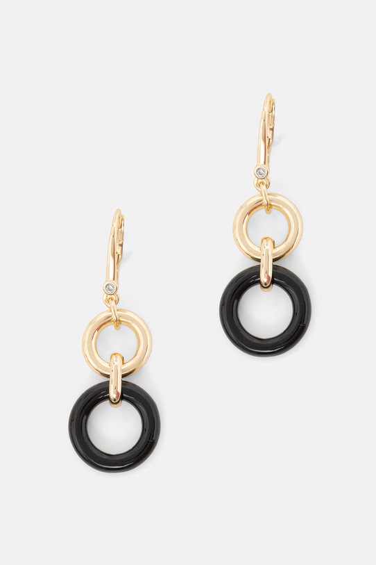 DKNY kolczyki damskie metalowe złoty 04G00911