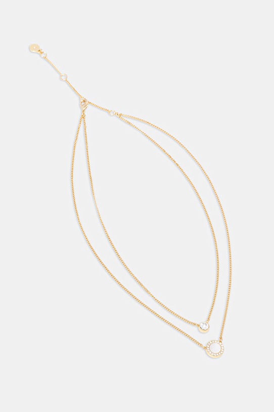 DKNY naszyjnik damski metalowy złoty 04N00345