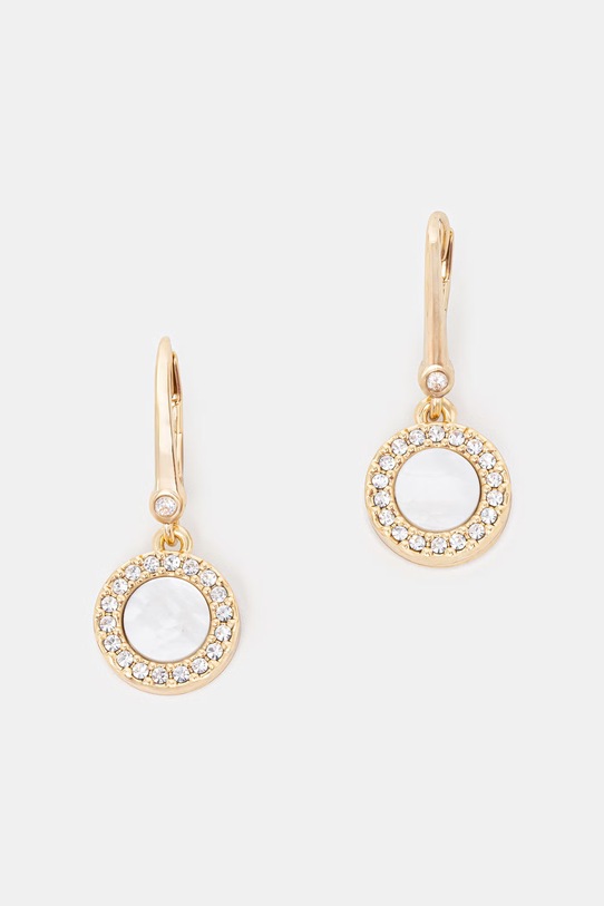 DKNY kolczyki damskie metalowe złoty 04G00906