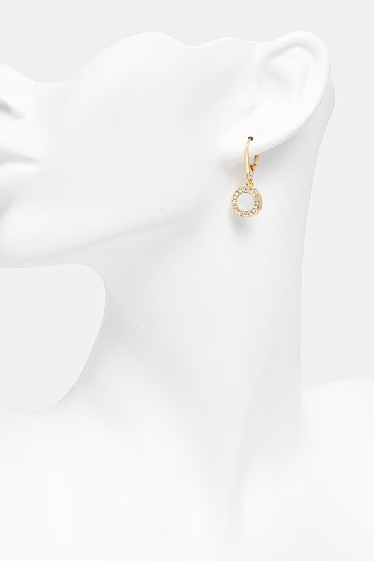 Akcesoria DKNY kolczyki damskie metalowe 04G00906 złoty