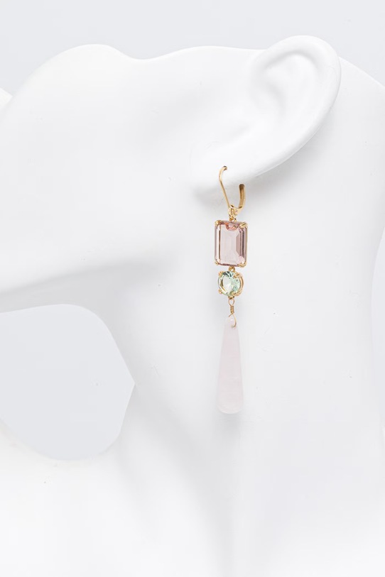 Doplnky Lauren Ralph Lauren dámske kovové náušnice 14G01415 zlatá