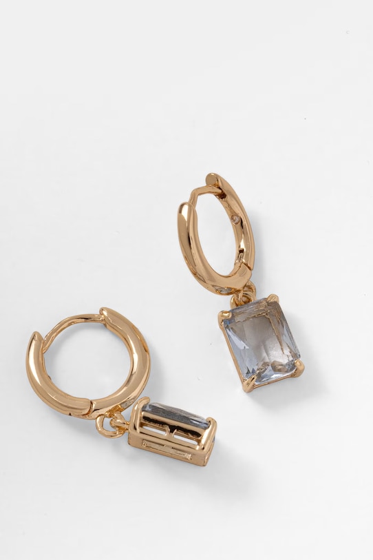 Lauren Ralph Lauren kolczyki damskie metalowe z cyrkonią 14G01417 złoty SS26