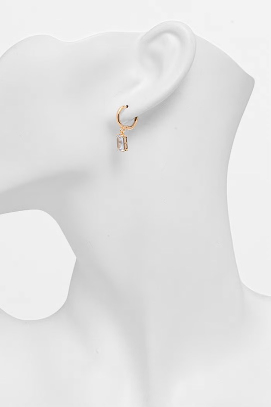 Akcesoria Lauren Ralph Lauren kolczyki damskie metalowe z cyrkonią 14G01417 złoty