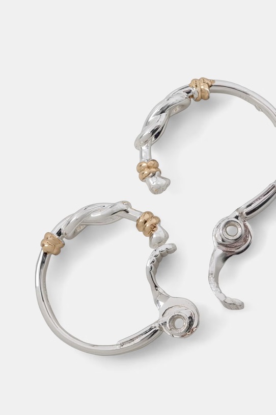 Lauren Ralph Lauren klipsy damskie metalowe 14C00111 srebrny SS26