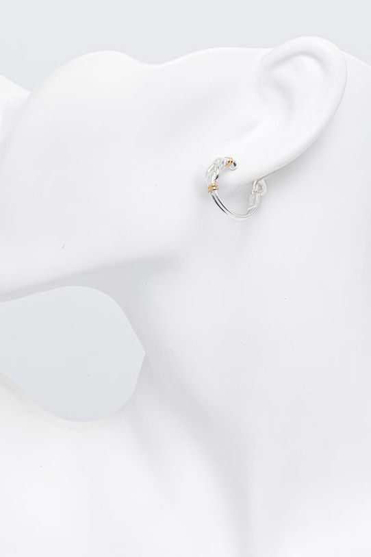 Akcesoria Lauren Ralph Lauren klipsy damskie metalowe 14C00111 srebrny