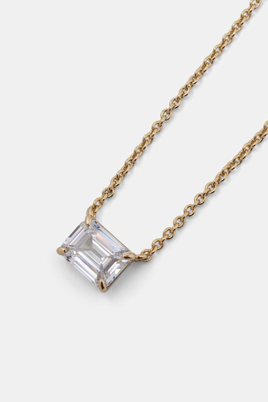 Lauren Ralph Lauren naszyjnik damski metalowy z cyrkonią 14N00795 złoty SS26