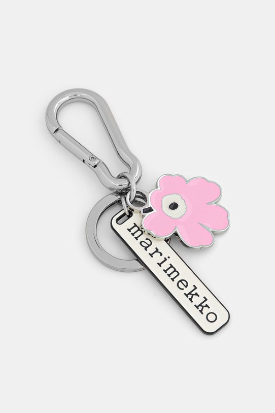 Marimekko brelok damski metalowy różowy 095598