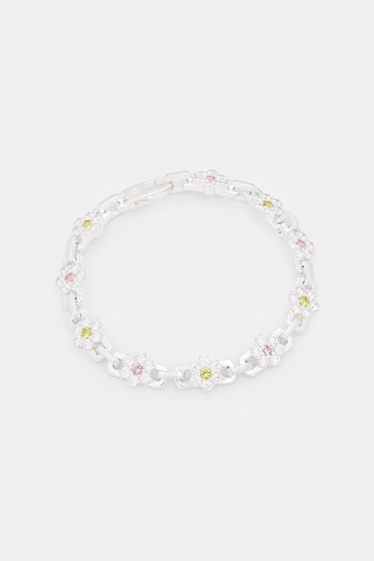 HATTON LABS DAISY BRACELET βραχιόλι ασημένιο γυναικείο ασημί HL.S5.B9.05.S8