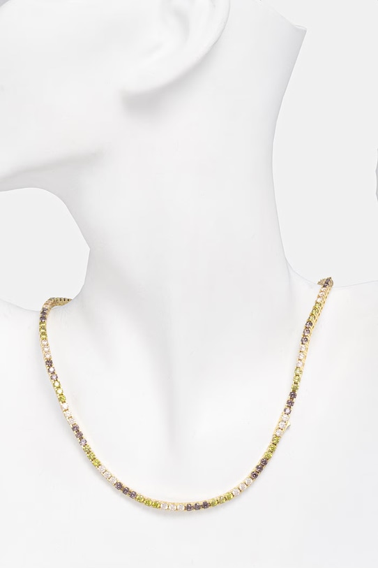 Dodaci HATTON LABS CLASSIC TENNIS CHAIN M ogrlica srebrna ženska HL.W4.861.23.S18 zlatna