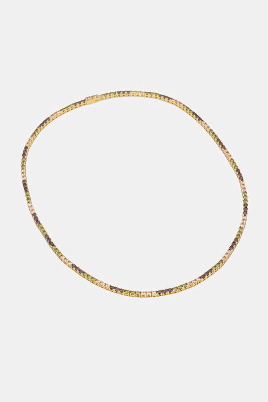 HATTON LABS CLASSIC TENNIS CHAIN M naszyjnik srebrny damski złoty HL.W4.861.23.S20