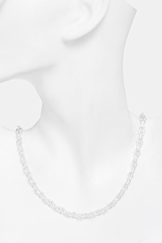 Αξεσουάρ HATTON LABS TYCHO CHAIN κολιέ ασημένιο γυναικείο HL.W5.C.0031.01.S18 ασημί