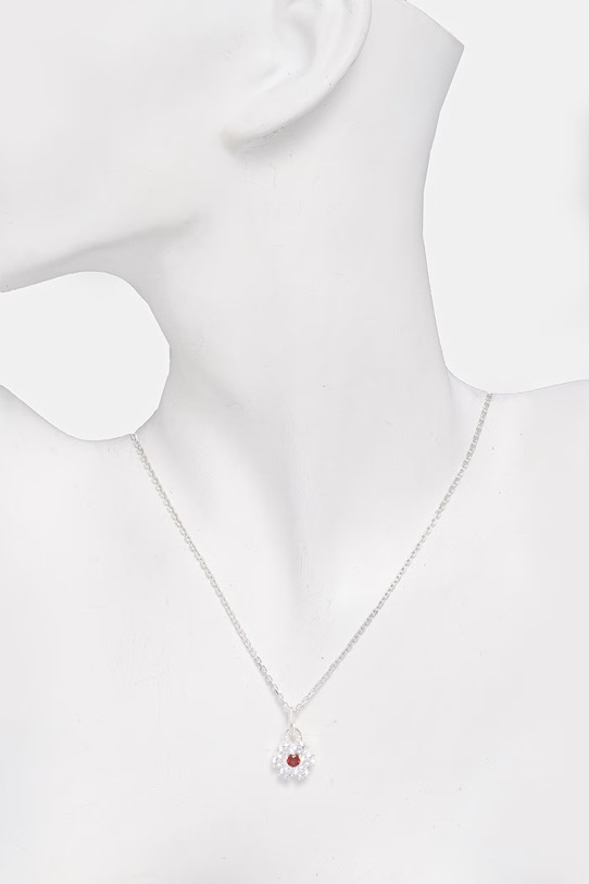 Akcesoria HATTON LABS DAISY PENDANT naszyjnik ze srebra damski HL.S5.169.17.S20 srebrny