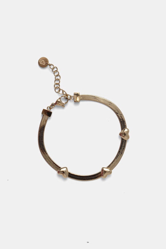 Liu Jo zapestnica ženska kovinska brez kamna zlata LJ3187