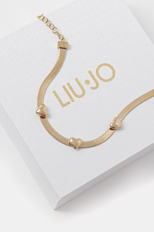 Liu Jo zapestnica ženska kovinska brez kamna zlata LJ3187