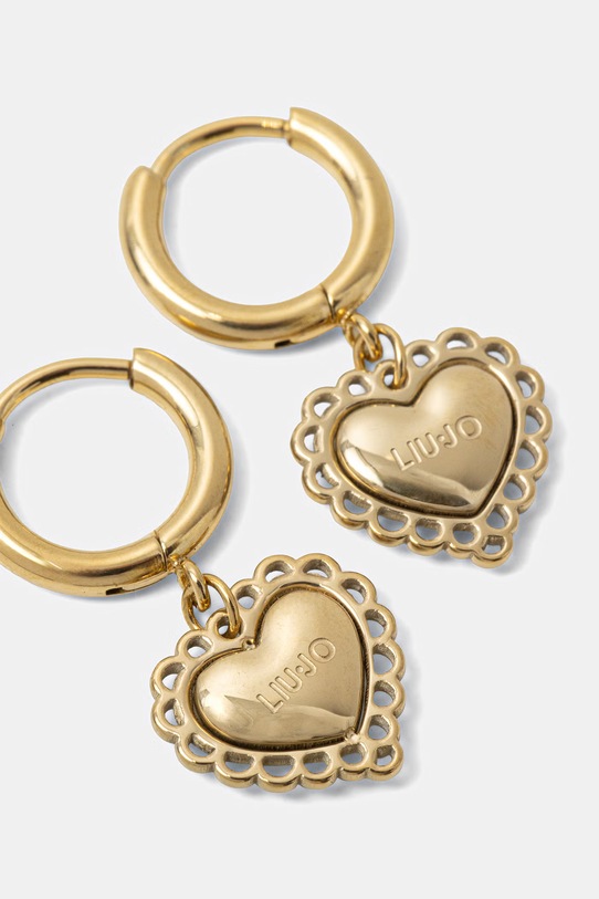 Liu Jo uhani ženski kovinski brez kamna LJ3200 zlata SS26