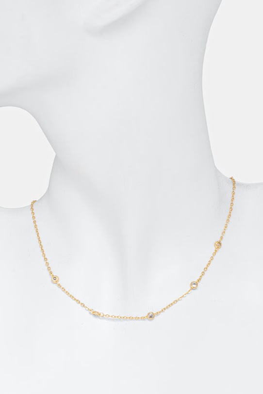 Aldo naszyjnik damski cyrkoniowy MAXINNA złoty MAXINNA.972