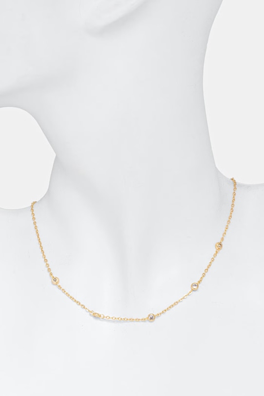 Aldo naszyjnik damski cyrkoniowy MAXINNA złoty MAXINNA.972