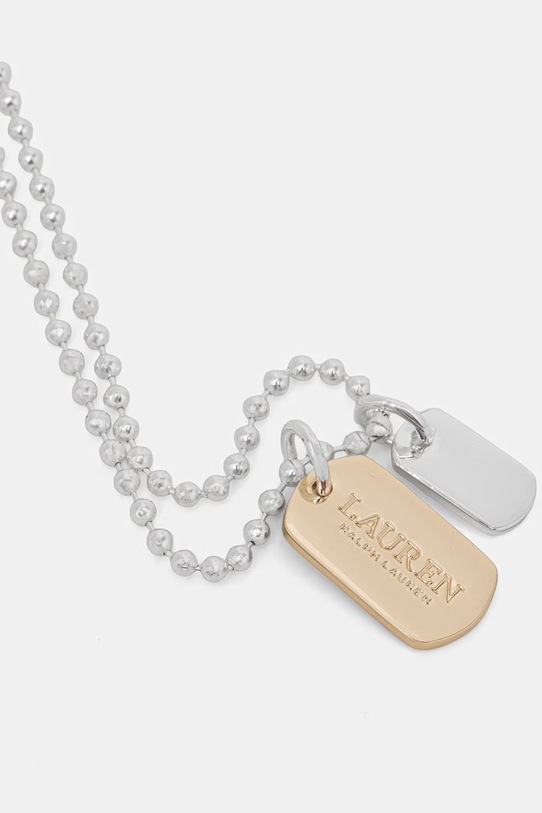 Lauren Ralph Lauren Колие с висулка дамско от метал без камък JANSON 14N00824 сребърен SS26