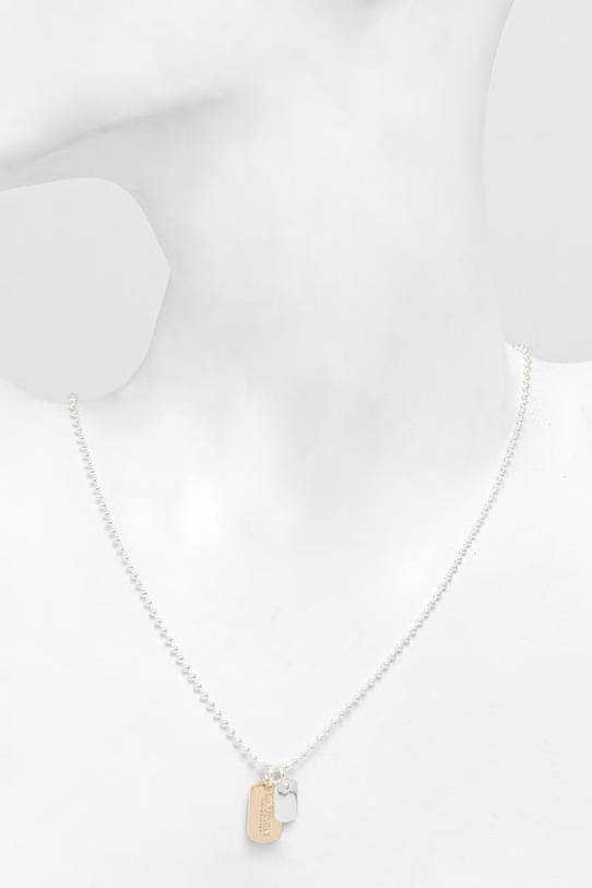 Аксесоари Lauren Ralph Lauren Колие с висулка дамско от метал без камък JANSON 14N00824 сребърен