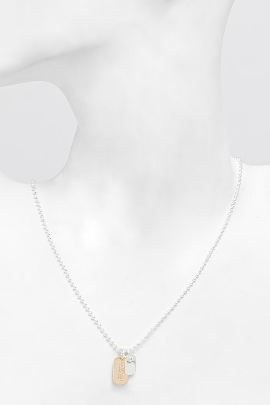 Аксесоари Lauren Ralph Lauren Колие с висулка дамско от метал без камък JANSON 14N00824 сребърен