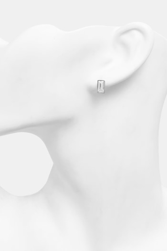 Dodatki Lauren Ralph Lauren uhani ženski iz kovine s kubičnim cirkonijem ELYSE 14G01438 srebrna