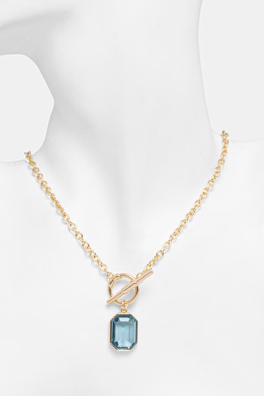 Doplnky Lauren Ralph Lauren náhrdelník s príveskom dámsky kovový POSEY 14N00831 zlatá