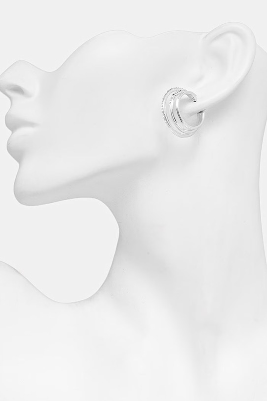 Akcesoria DKNY kolczyki damskie JUNA 04G00952 srebrny