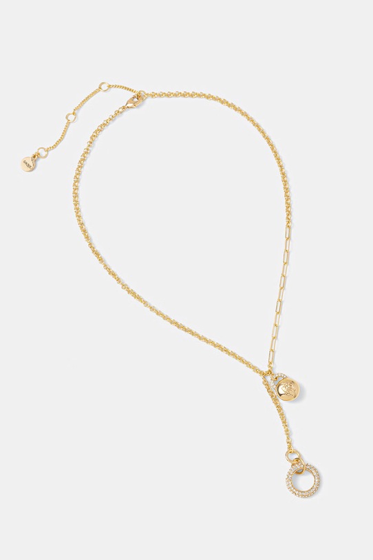 DKNY Κολιέ με κρεμαστό Γυναικείο μεταλλικό HAILEY χρυσαφί 04N00362