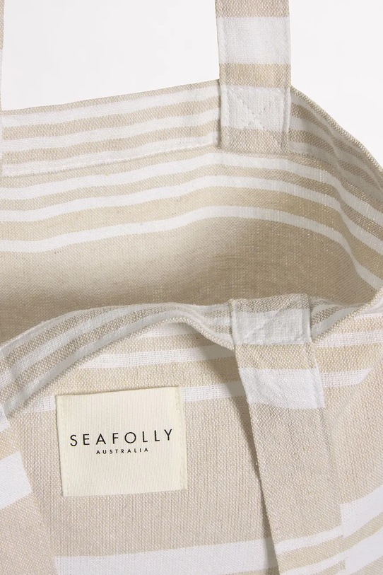 Akcesoria Seafolly ręcznik plażowy Turkish 71689.TL beżowy