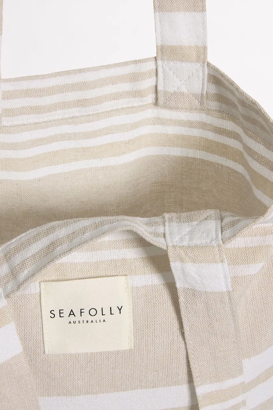 Akcesoria Seafolly ręcznik plażowy Turkish 71689.TL beżowy