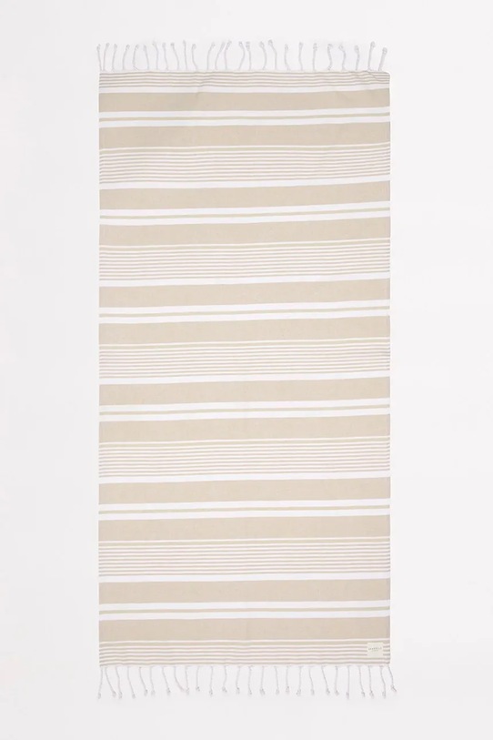 Seafolly ręcznik plażowy Turkish 71689.TL beżowy