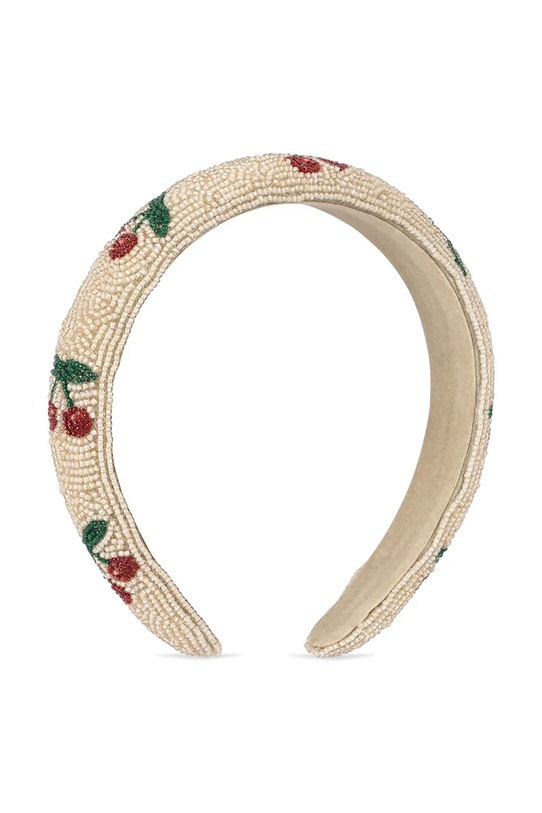 Konges Sløjd opaska do włosów dziecięca BEADED HAIRBRACE KS104219.PreSpring beżowy SS26