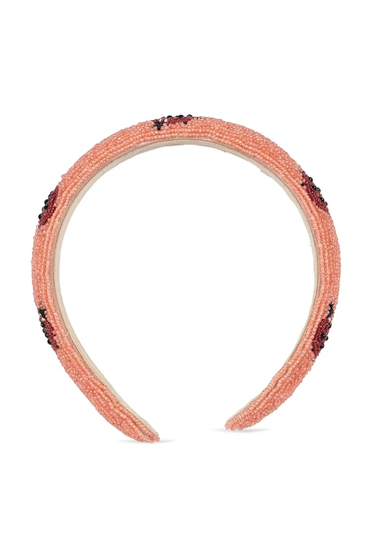 Konges Sløjd opaska do włosów dziecięca BEADED HAIRBRACE KS104219.PreSpring różowy SS26