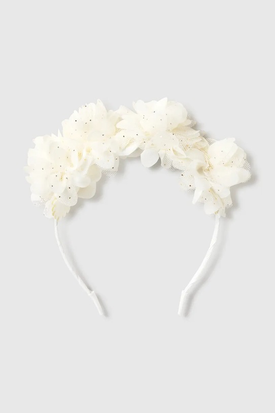 Mayoral opaska do włosów dziecięca 10154.4E.Baby.PPY2 biały SS26