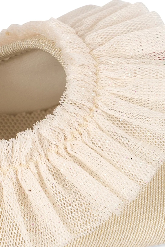 Konges Sløjd buty do wody dziecięce AMANDINE FRILL SWIM SHOES beżowy KS104632.PPY2