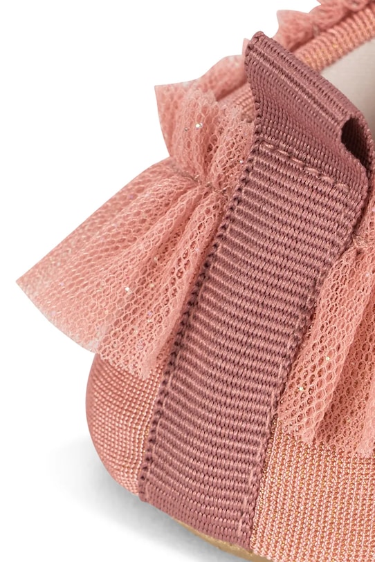 Konges Sløjd buty do wody dziecięce AMANDINE FRILL SWIM SHOES różowy KS104632.PPY2