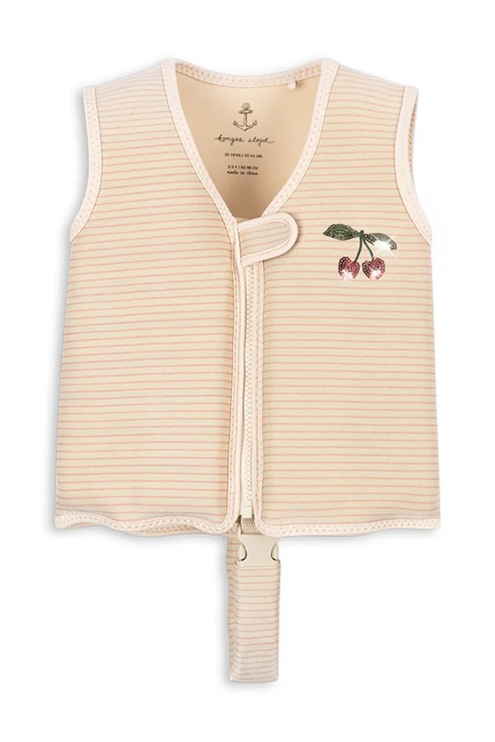 Konges Sløjd kamizelka do pływania dziecięca CHERRY SWIM VEST beżowy KS104726.PPY2