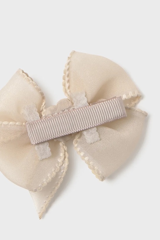 Κορδέλα και κλιπ μαλλιών για παιδιά Mayoral Newborn 9079.2P.Newborn.PPY2 μπεζ SS26