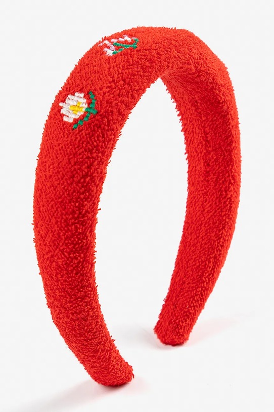 Bobo Choses opaska do włosów dziecięca Pixel Daisies 126AI025 czerwony SS26