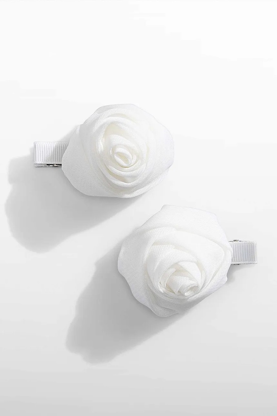 Παιδικά κλιπ μαλλιών Abel&Lula 2-pack λευκό 5469.1.Bizuteria.PPY2