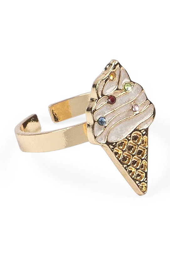 Konges Sløjd komplet biżuterii dziecięcej SWEET JEWELRY SET 3-pack złoty KS105093.PPY2