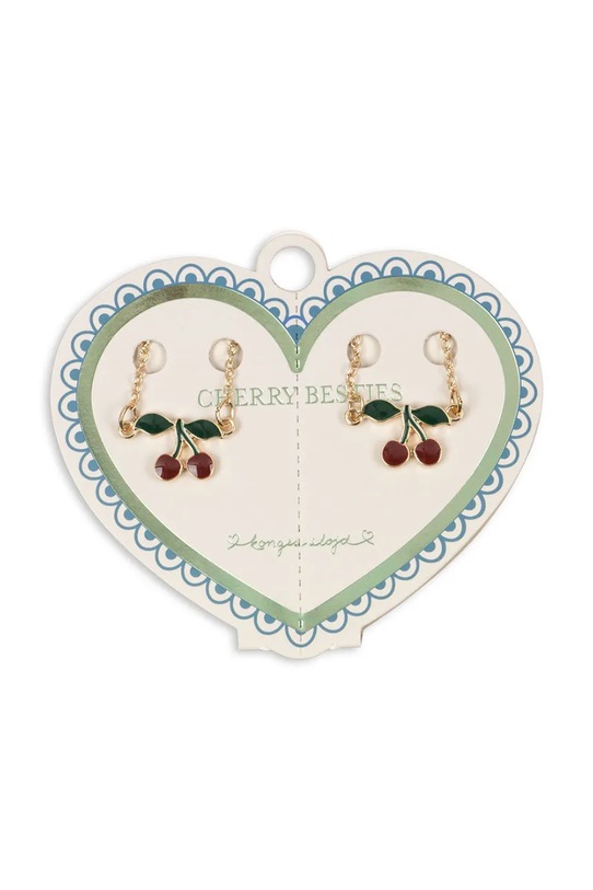 Konges Sløjd bransoletka dziecięca 2 PACK CHERRY BESTIE BRACELETS 2-pack KS102881.PPY2 złoty SS26