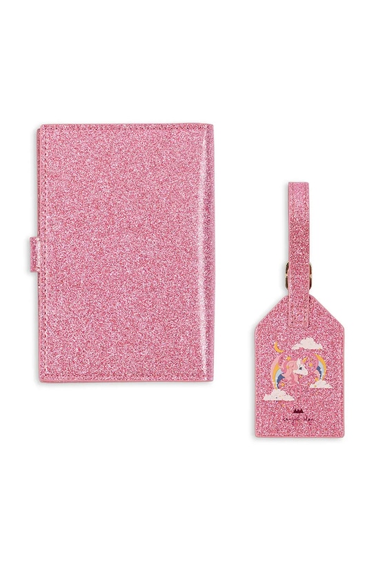 Konges Sløjd etui na paszport VOYAGE TRAVEL SET KS105129.PPY2 różowy SS26