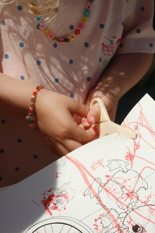 Konges Sløjd collana e braccialetto per bambini FLOWER FIELD NECKLACE AND BRACELET SET multicolore KS104818.PPY2