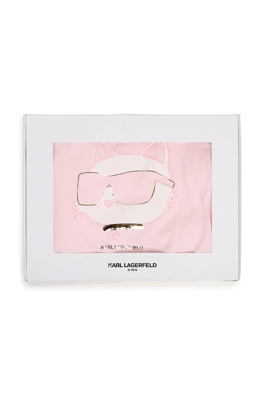 Κουβέρτα μωρού Karl Lagerfeld ροζ Z31234