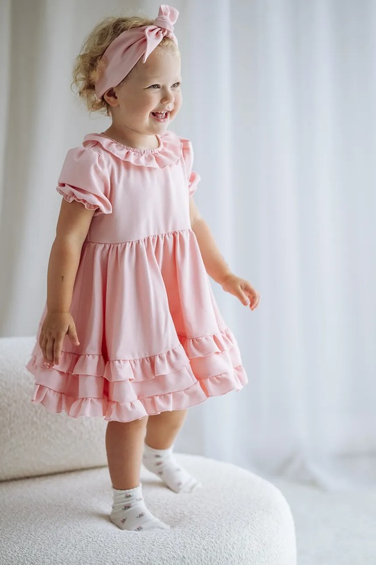 Jamiks opaska na głowę niemowlęca AMANTHA AMANTHA.Opaska.JLI096.G różowy