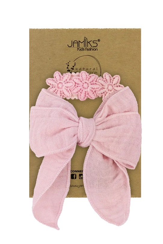 Jamiks spinka do włosów dziecięca MILOA 2-pack różowy MILOA.org.Spin.JLI058.G
