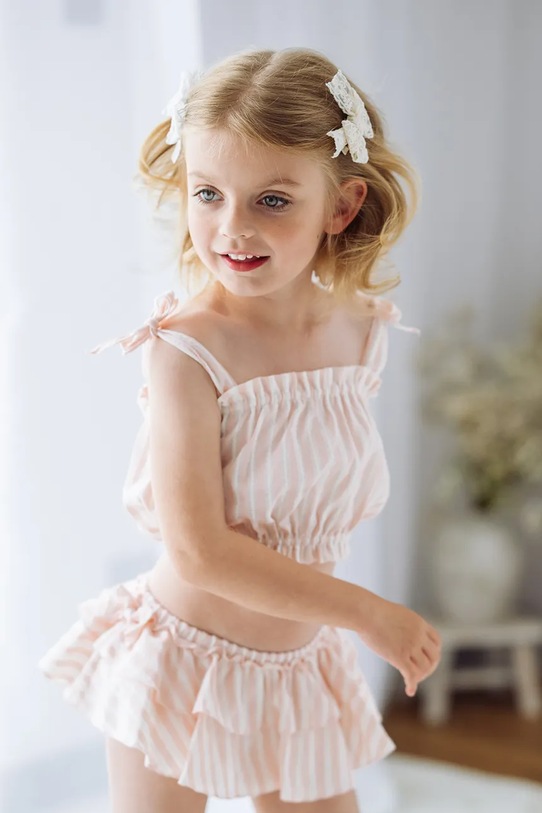 Dziewczynka Jamiks spinka do włosów dziecięca ODA 2-pack ODA.Spinka.do.w.JLI00.G beżowy